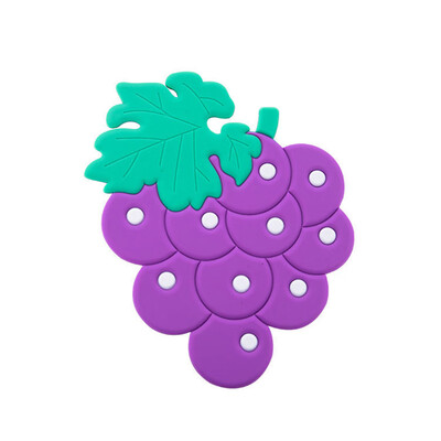 

Colorful Silicone Fruit Coaster Cup Drinks Mat Tableware Mat Placemat Kitchen Accessories