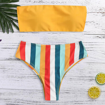 

Roseonmyhand Women Print Push-Up Padded Bra Beach Bikini Set Swimsuit Beachwear Swimwear