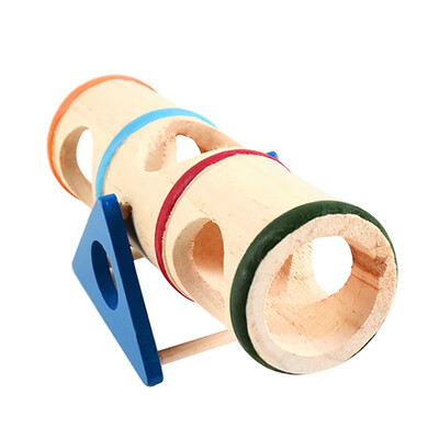 

Pet Toy Wooden Tube Pet Tunnel Hideaway Forest Hollow Tree Trunk for Rabbits Kittens birds Hamsters Chinchilla Rat&Rabbits