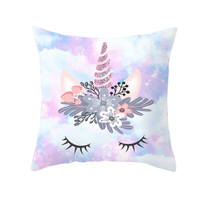 

26 Pattern Fashion 1818 Cartoon Cute Unicorn Cushion Cover Pillow Case Home Sofa Decor