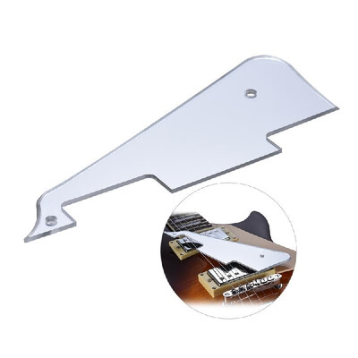

Electric Guitar Pickguard Scratch Plate for Gibson Les Paul Style Replacement Part Silver Mirror