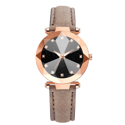

Diamond dial dial prismatic ladies watch fashion trend watch