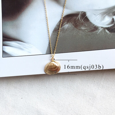 

Fashion Bohemian Cowrie Conch Gold Shell Pendant Necklace for Women Ocean Sea Beach Necklaces Boho Shell Jewelry