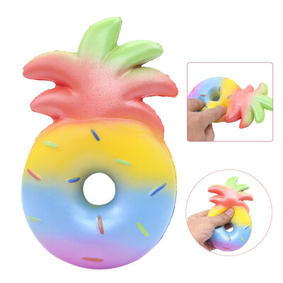 

Gotoamei Slow Rebound Simulation Of Colored Pineapple Donuts Decompression Venting Toy