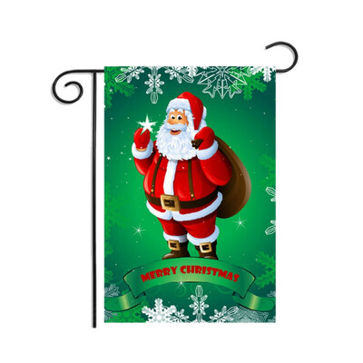 

Christmas Series Garden Flag Cartoon Printed Decorative Hanging Banner For Outdoor Yard Lawn Patio Porch Decor 2020 New Year