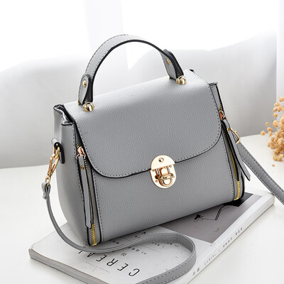 

Simple temperament of ladys spin lock with bag&ladys handbag with oblique spanning shoulder