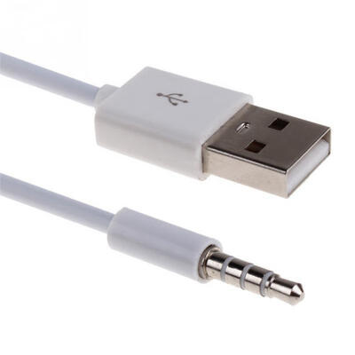 

AUX Car Phone Audio Cable USB To 35MM Audio Adapter Cable MP3 Charging Data Cable