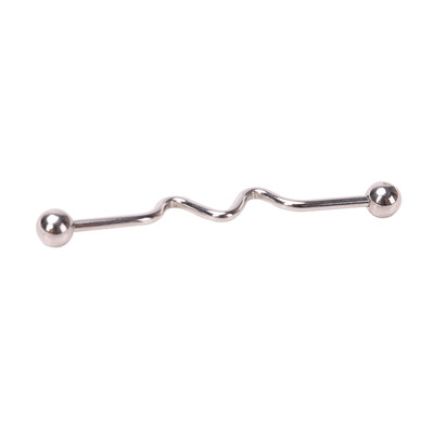 

Industrial Bar Earrings 14G Multicolor 38mm Spiral Twisted Barbell Ear Cartilage Piercing Jewelry Set