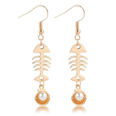 

Women Gold Hallow Heart An Star Drop Earrings Fashion Gift For Lover Beach Earrings Female Women Handmade Wedding Jewelry