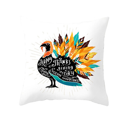 

〖Follure〗Thanksgiving Turkey Pillow Case Cushion Cover Sofa Bed Car Cushion Decor NEW