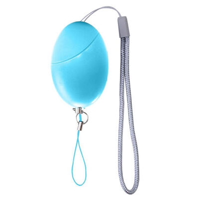 

Egg Shape Self Defense Keychain Personal Alarm Emergency Survival Device