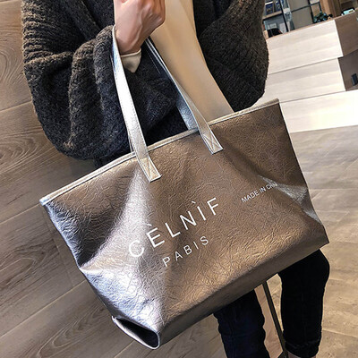 

Tailored Womens Fashion Shoulder Bag Large Capacity Handbag Solid Color Mummy Bag