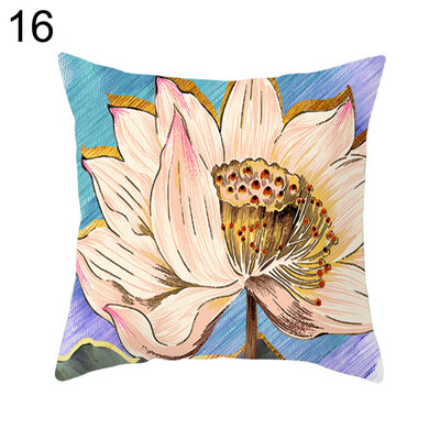 

Christmas Wapiti Flower Throw Pillow Case Cushion Cover Sofa Bedding Articles
