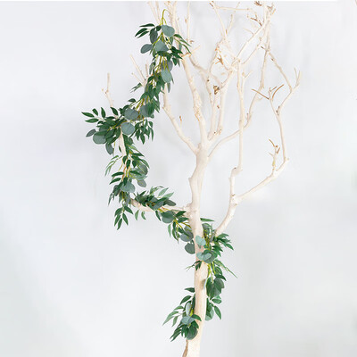 

2m Vivid Artificial Plant Green Eucalyptus Leaves Rattan Vine Home Decoration