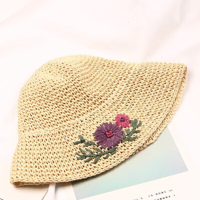 

Korean wave hat female beach summer sun hat travel large brim beach hat summer leisure Joker
