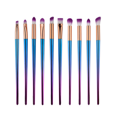 

Toponeto 10PCS Make Up Foundation Eyebrow Eyeliner Blush Cosmetic Concealer Brushes
