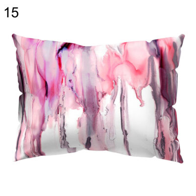 

Fresh Marble Print Pillow Case Cushion Cover Bed Car Cafe Office Decoration