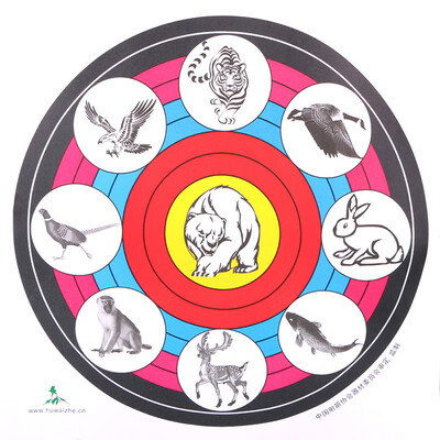

10pcs Archery Target Paper Face For Arrow Bow Shooting Hunting Training 4040CM