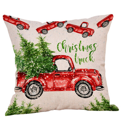 

Siaonvr Christmas Throw Pillow Cover Pillowcases Decorative Sofa Cushion Cover