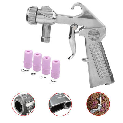 

Sandblaster Air Siphon Sand Blasting Feed Blast Gun Ceramic Nozzle Abrasive Sandblasting Kit Air Sand Blaster