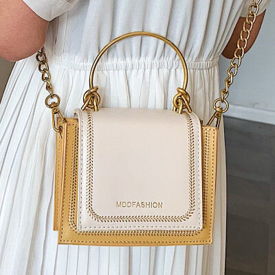 

Womens bag summer small fresh 2019 new Korean version of the single shoulder bag fashion broadband slanted small square bag