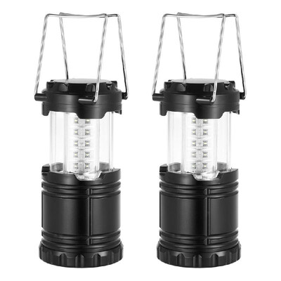 

2PCS Camping Lamp Portable Hiking Lantern LED Camping Light Collapsible Tent Lantern for Outdoor Camping Hiking Repairs