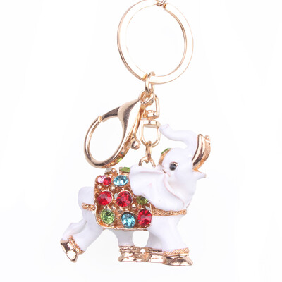 

Elephant alloy key chain bag car key pendant holiday celebration small gift