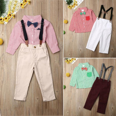 

Newborn Kids Baby Boy T-shirt TopsPants Trousers 2PCS Christmas Outfits Clothes