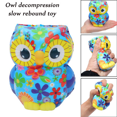 

Gotoamei Adorable Owl Squeeze Slow Rising Cartoon Doll Cream Scented Stress Relief Toy