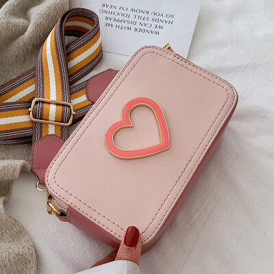 

Foreign girls small bag 2019 summer new Joker Messenger bag small fresh soft younger sister fashion small square bag