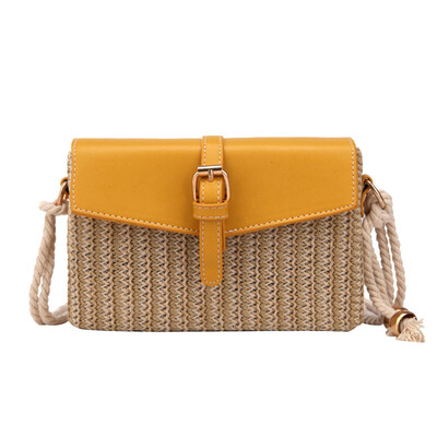 

Tailored Small Bag Woman 2019 Summer New Shoulder Bag Fashion Straw Bag Messenger Bag