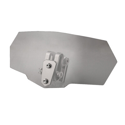 

Motorcycle Adjustable Clip Windshield Extension Spoiler Wind Deflector Universal