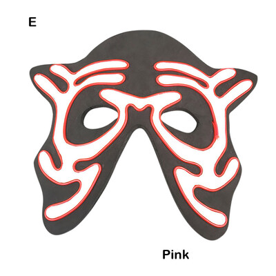

Siaonvr Halloween Mask LED Masks Glow Scary Mask Light Up Erotogenic Dance Mask