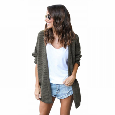 

Cardigan long-sleeved warm casual knit sweater coat