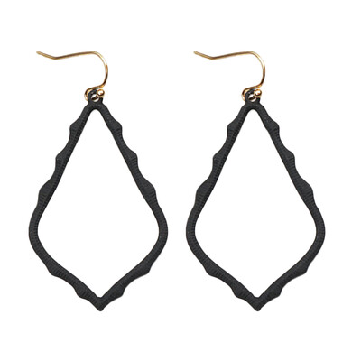 

Women Fashion Irregular Hollow Teardrop Shape Dangle Hook Earrings Jewelry Gift