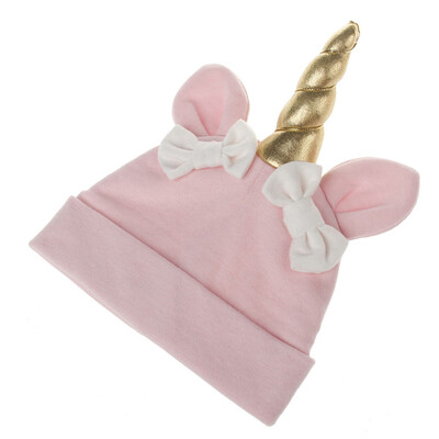 

Christmas Cute Cartoon Unicorn Infant Toddler Baby Boy Girls Hats Cotton Soft Styles Newborn Children Winter Cap