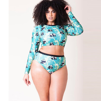 

Roseonmyhand Women 2Pcs Swimsuit Beachwear Push Up Padded Swimwear Plus Size Bikini Set