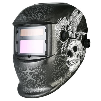 

Industrial Welding Helmet Solar Power Auto Darkening Welding Helmet TIG MIG with Adjustable Head Band