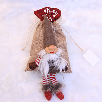 

〖Follure〗Christmas Santa Cute Ornaments Festival Party Xmas Candy Bag Storage Decoration