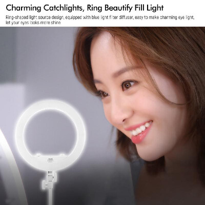 

YONGNUO YN208S 3200K-5500K Bi-Color LED Video Light Ring Type Beautify Fill light 185W for Portrait Photography Live Show Beauty