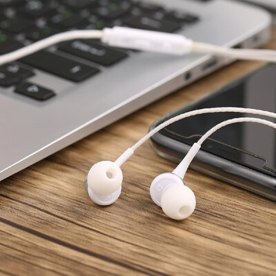 

35mm In Ear Headphones Wired Earbuds Music Earphone with Mic Adjustable Volume In-ear Wired Headset