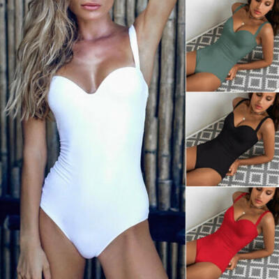 

Women Girls One-Piece Swimsuit Beachwear Swimwear Monokini Bikini Bathing Suit