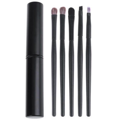 

5pcs Travel Portable Mini Smudge Eyeshadow Eyeliner Eye Makeup Brushes Set