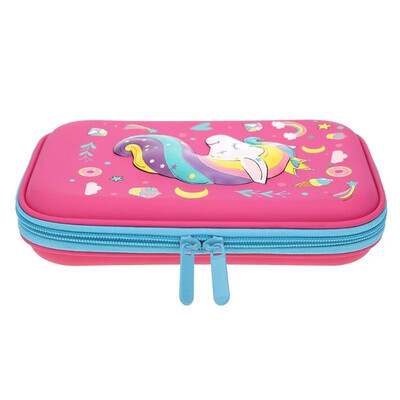 

Kids Cute Large Capacity Cartoon Horse Pencil Bags Girl Boy EVA Pencil Case