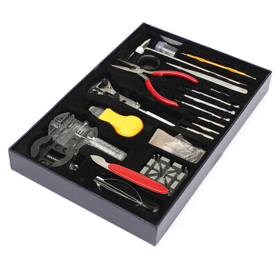 

155 Pcs Watchmaker Watch Repair Tool Kit Back Case Opener Remover Spring Pins Bar Link Anti-magnetic Screwdrivers