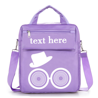 

Childrens tutorial bag make up bag tote bag shoulder slung pupil book