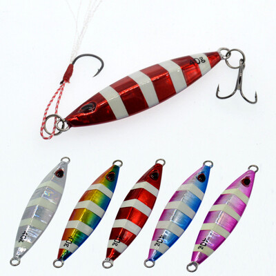 

Saidsome Metal Jigging Spoon Bait Sea Fishing Lead Fish Fishing Lures Iron 40g 5Pcs fishing bait fishing lure
