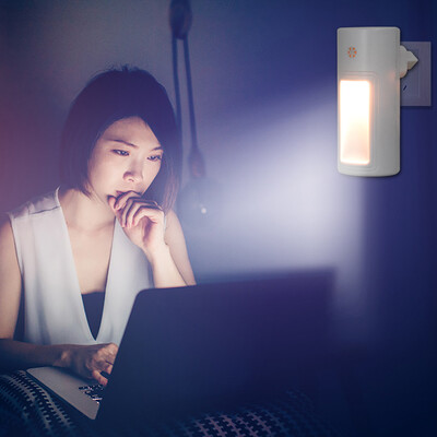 

〖Follure〗New Led Night Light Control Energy Saving Lamp Emergency Lighting Creative Night EU