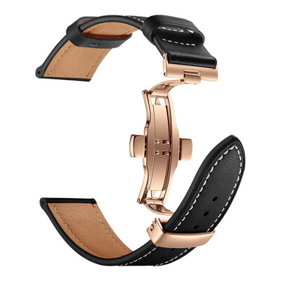 

〖Follure〗Butterfly buckle Leather Wrist Watch Strap Band For IWatch 4 Apple Watch 40mm