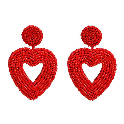 

JURAN 2019 New Design Handmade Beaded Drop Earrings For Women Charm Pendant Statement Dangle Earring Jewelry